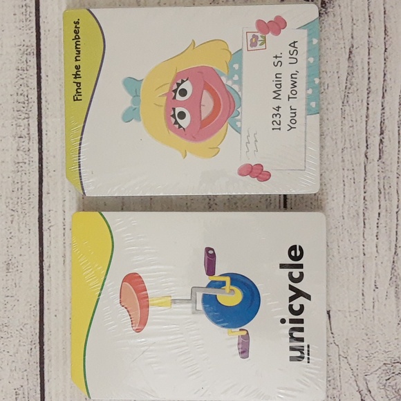 Sesame Street Flash Cards Bundle Numbers 1-20 & Letter Sounds NIP SEALED NO BOX - Picture 2 of 7